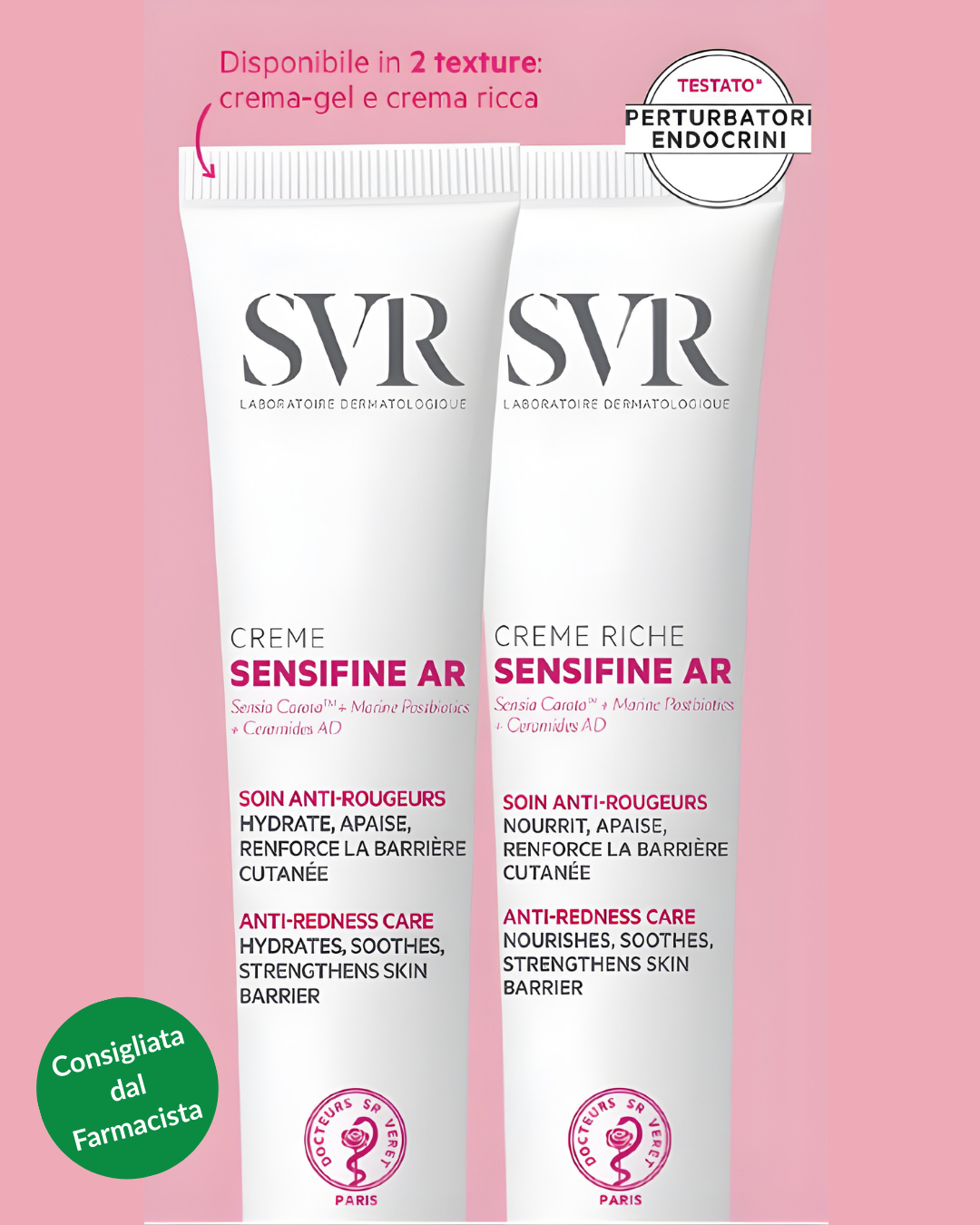 SVR Sensifine AR – Crema lenitiva anti-rossori